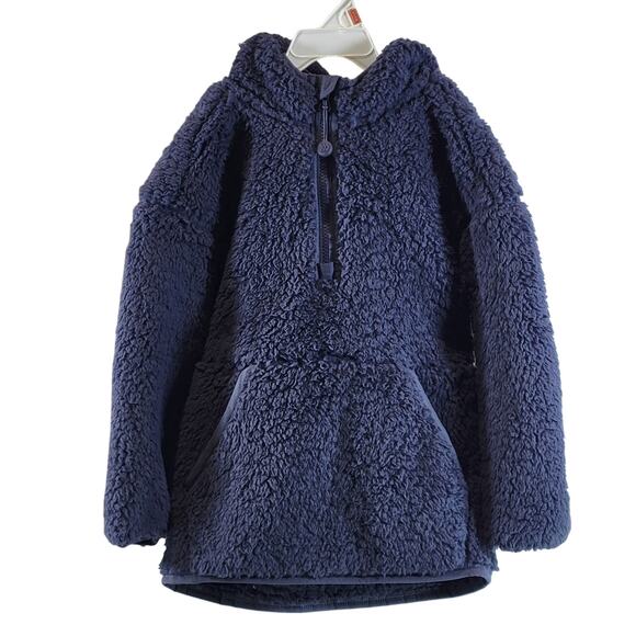 All in Motion Kids 1/2 Zip Pullover w Hood, Size XS (4/5), Purple, NWT - Picture 1 of 6